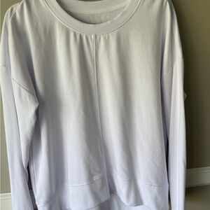 Reebok White Long Sleeve Top